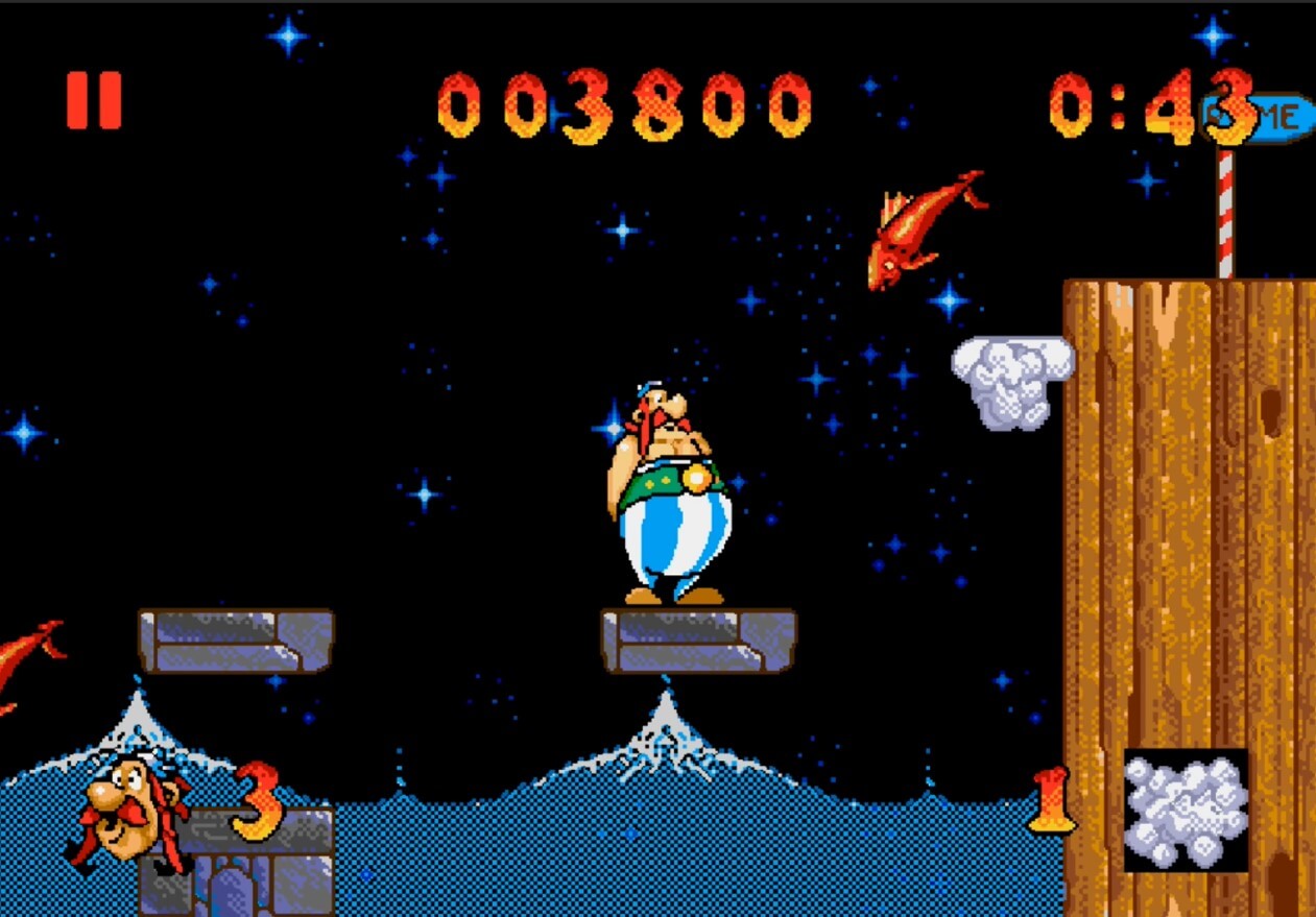 Asterix and the Great Rescue - геймплей игры Sega Mega Drive\Genesis